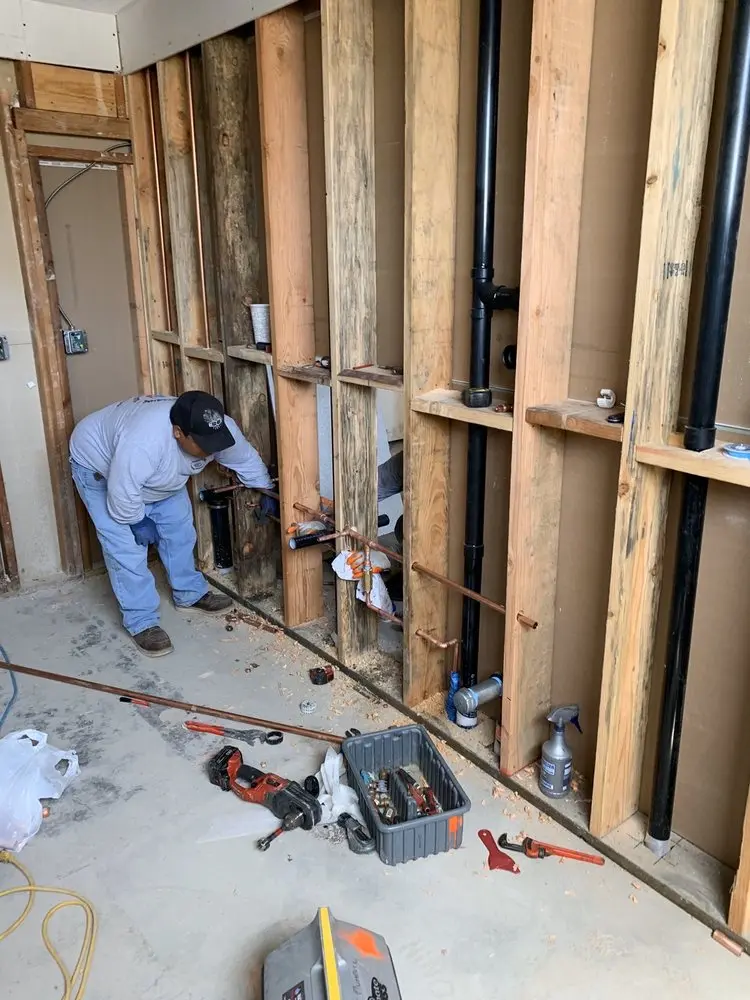 Commercial rough-in plumbing for Gas Line Repair in Ruby Hill